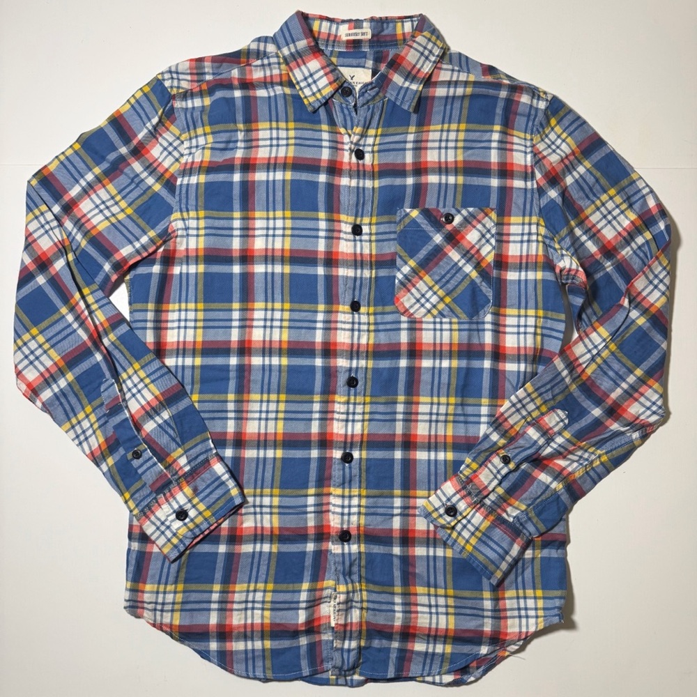 American Eagle Outfitters Plaid Button Down Shirt